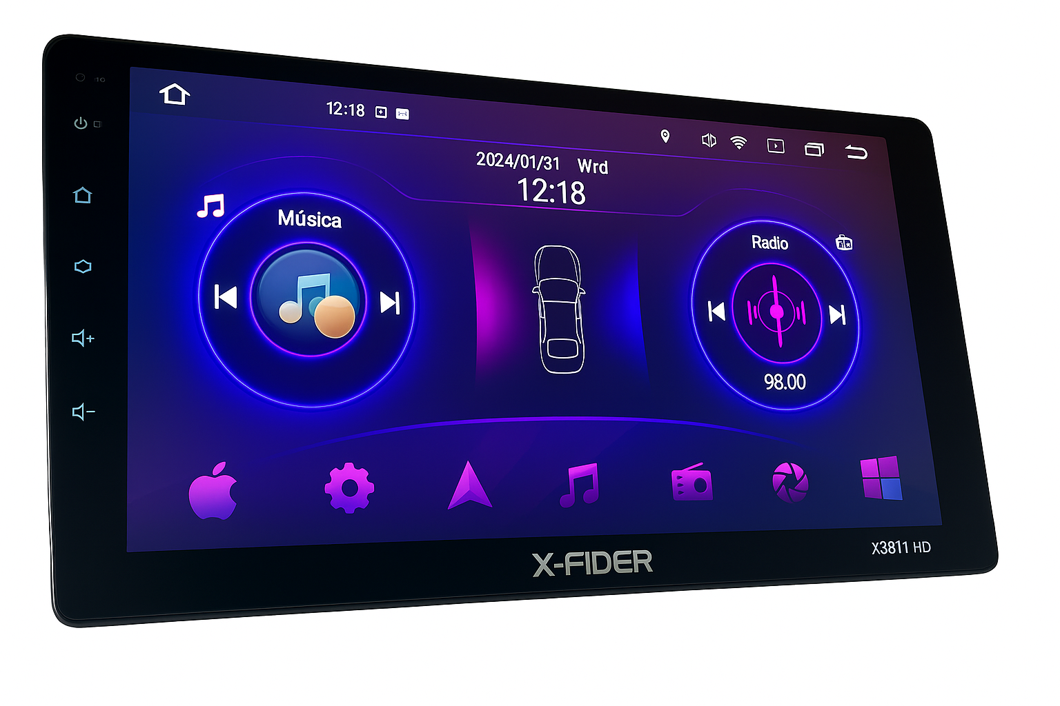 Radio Tablet Carro X-fider 9404and 4+64g
